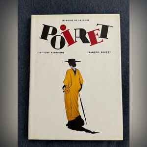 Memory Of Fashion Poiret French Edition Hardcover Book by Francois Baudot